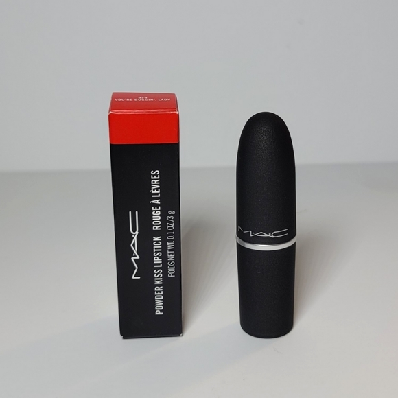 MAC Cosmetics Makeup Mac Powder Kiss Lipstick Youre Buggin Lady
